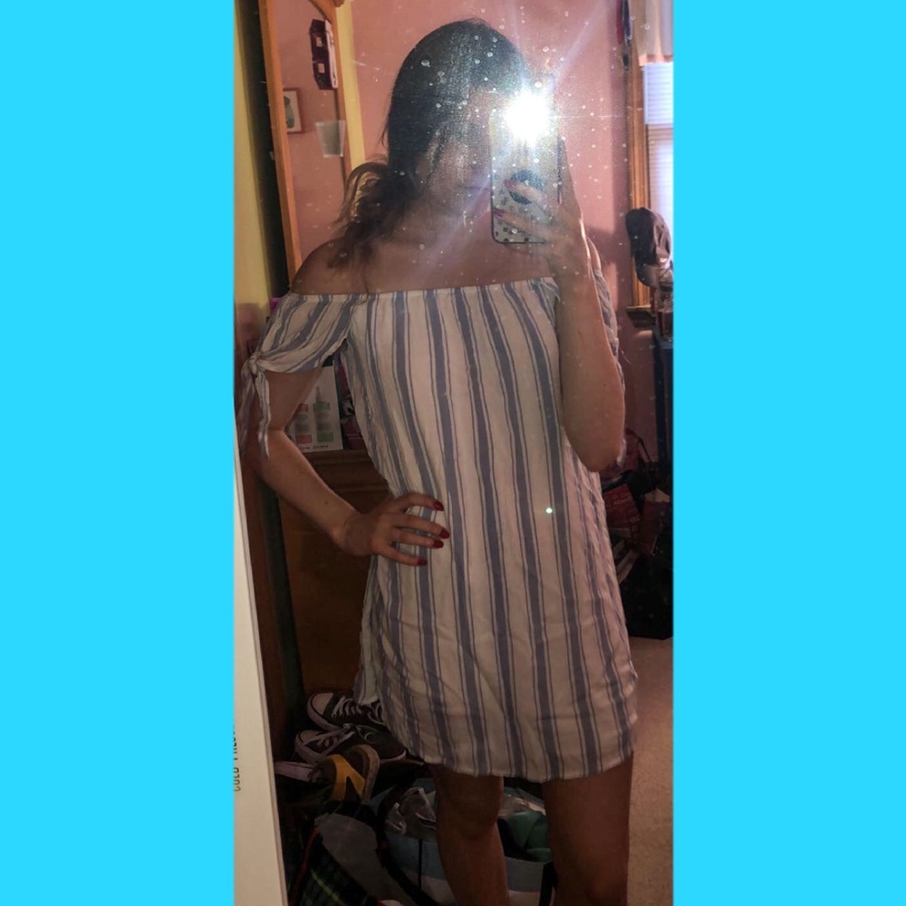 Off the shoulder dress